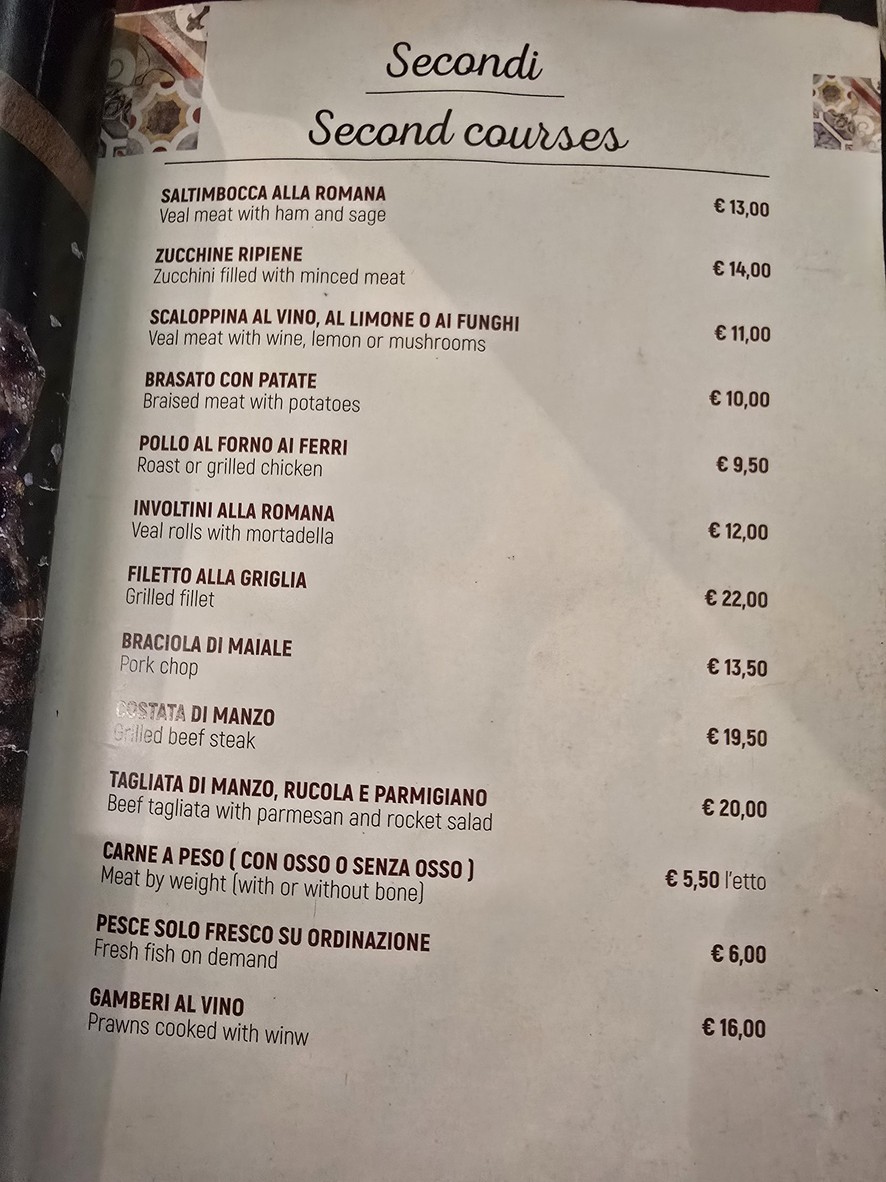O'Pazzariello menu 6