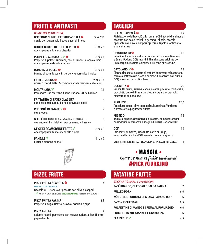 Farina menu 1
