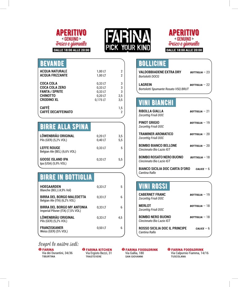 Farina menu 5