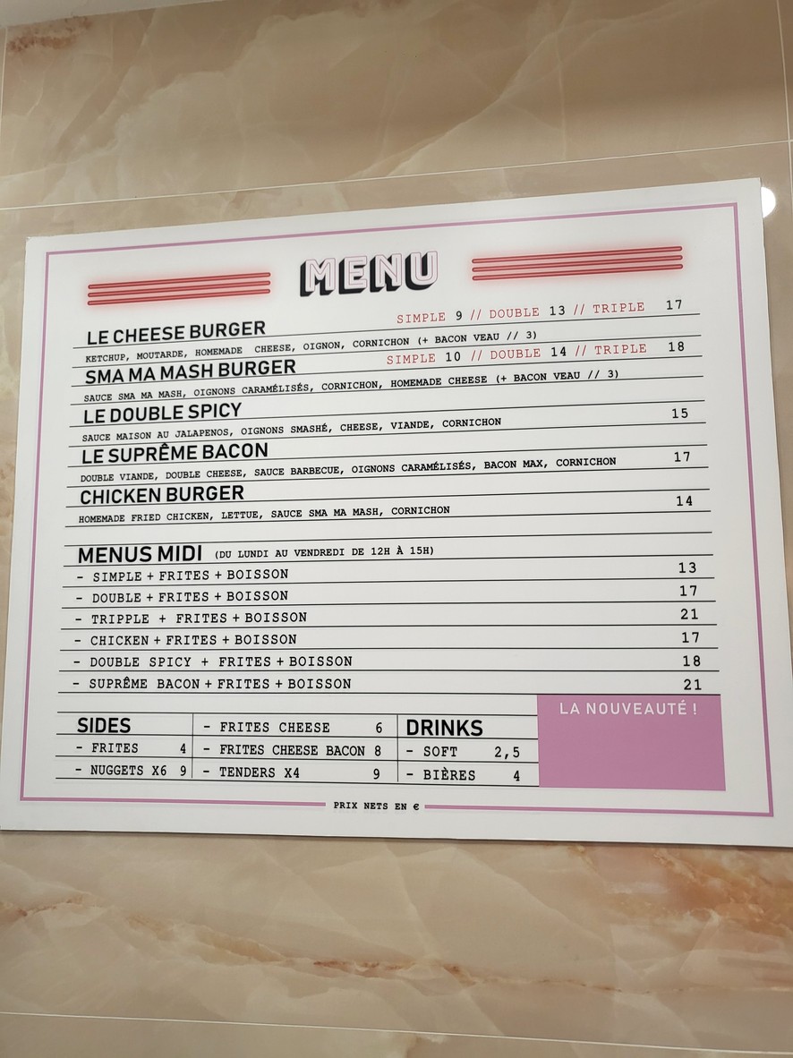 Sma Ma Mash 19e menu 1