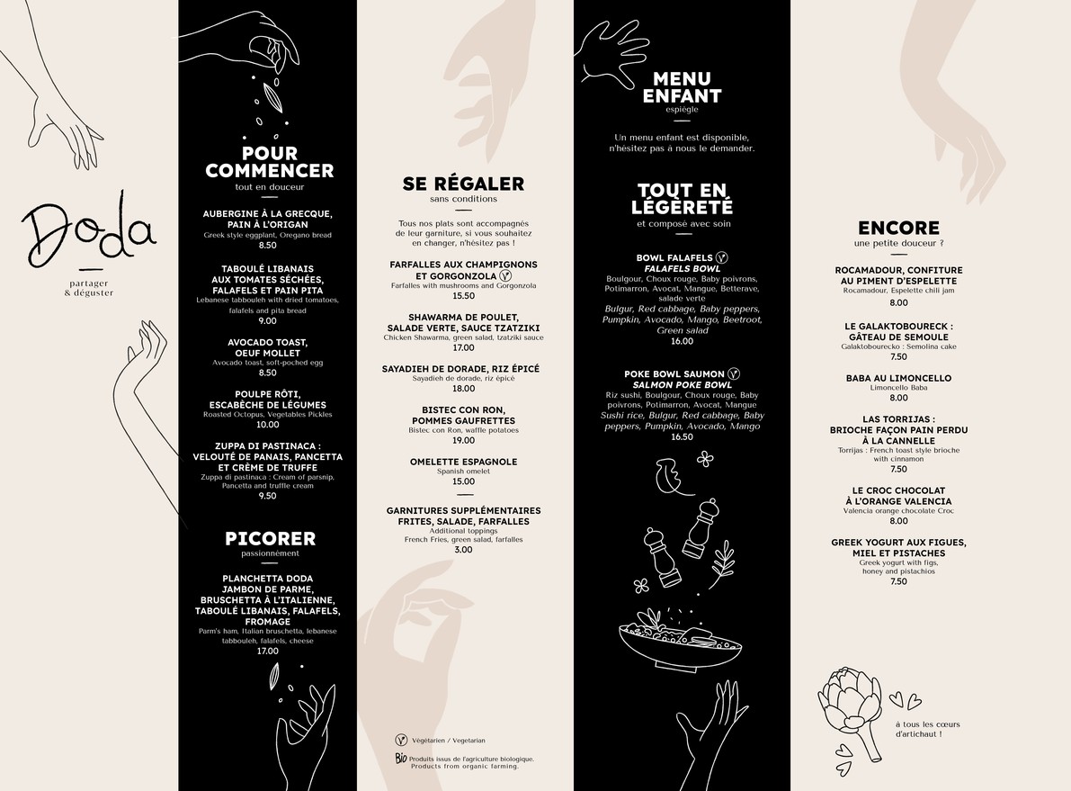 Doda menu 1