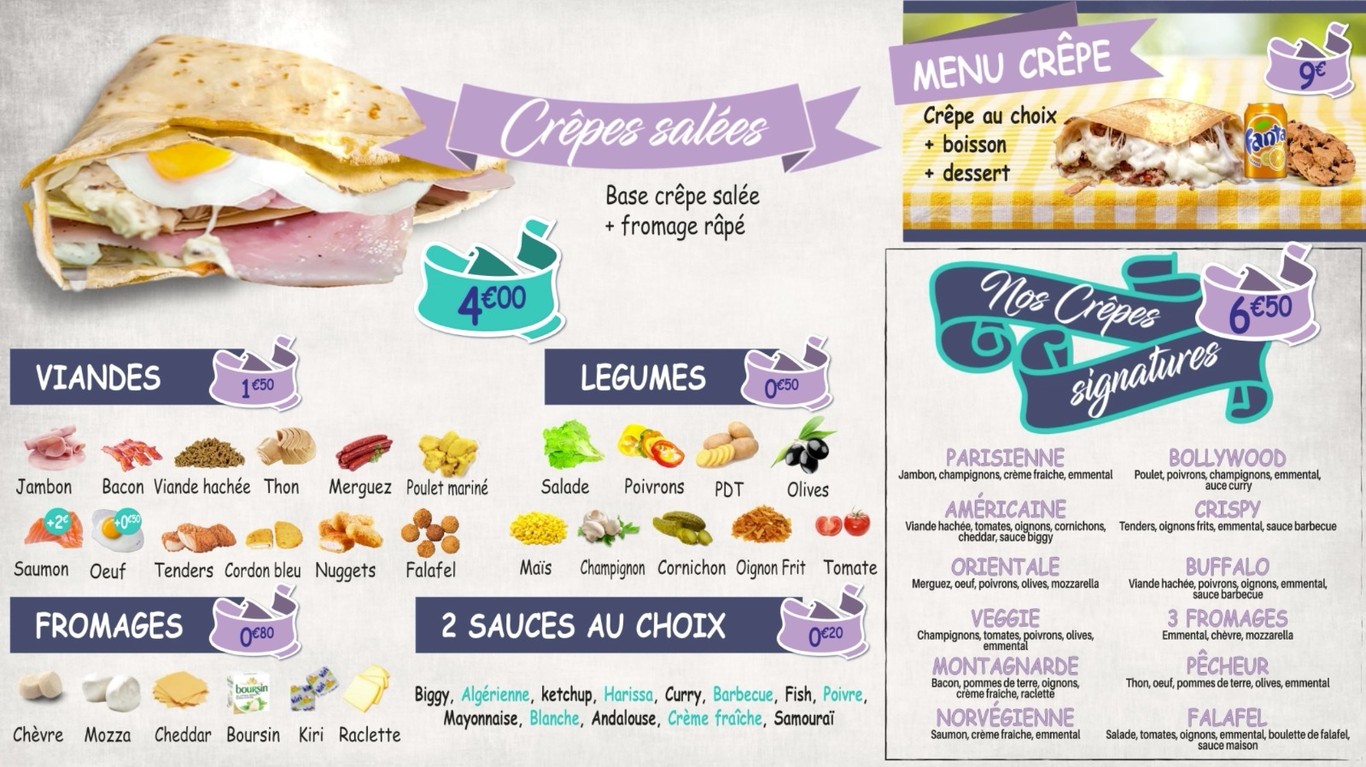 Moli crepes menu 2
