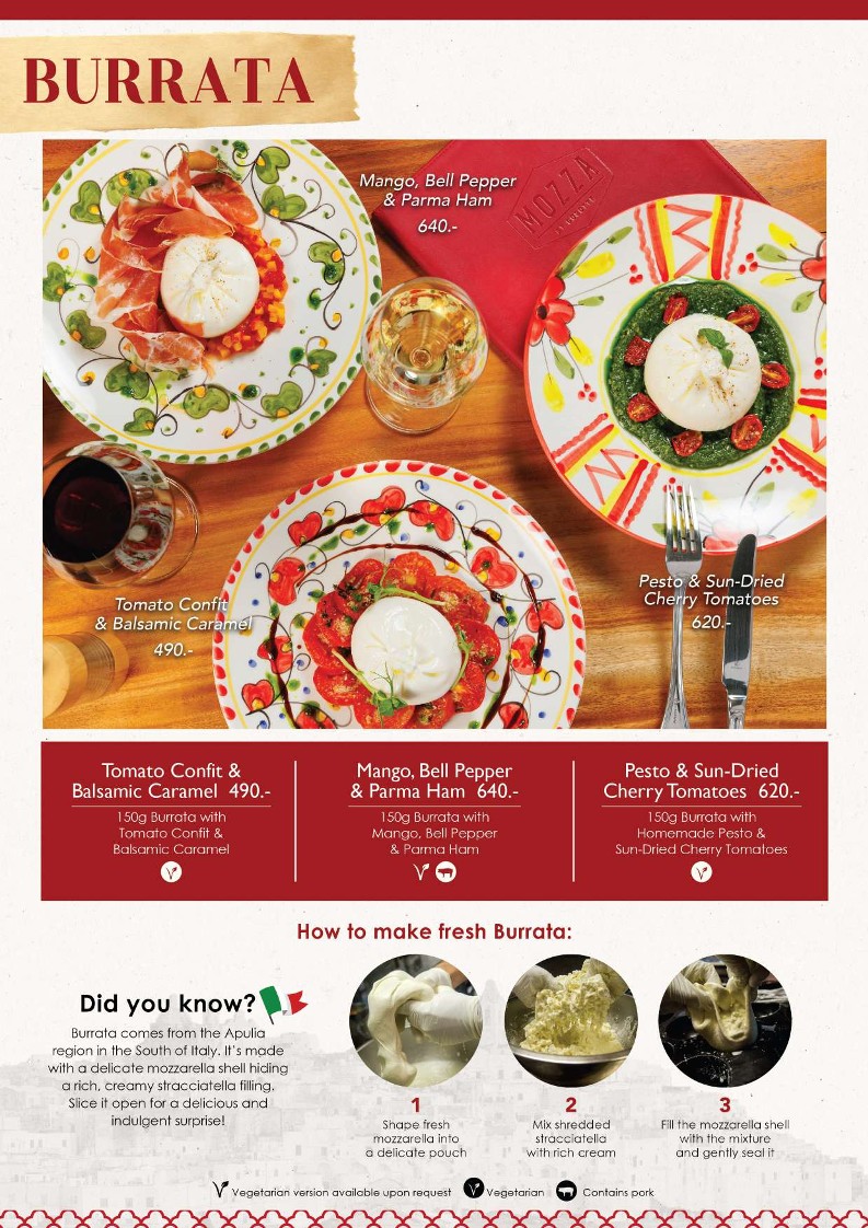 Mozza by Cocotte - Central Chidlom menu 2