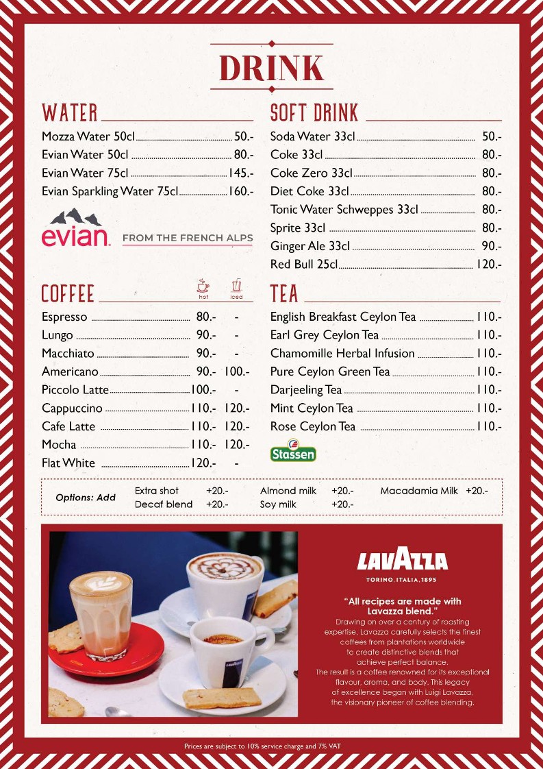 Mozza by Cocotte - Central Chidlom menu 10