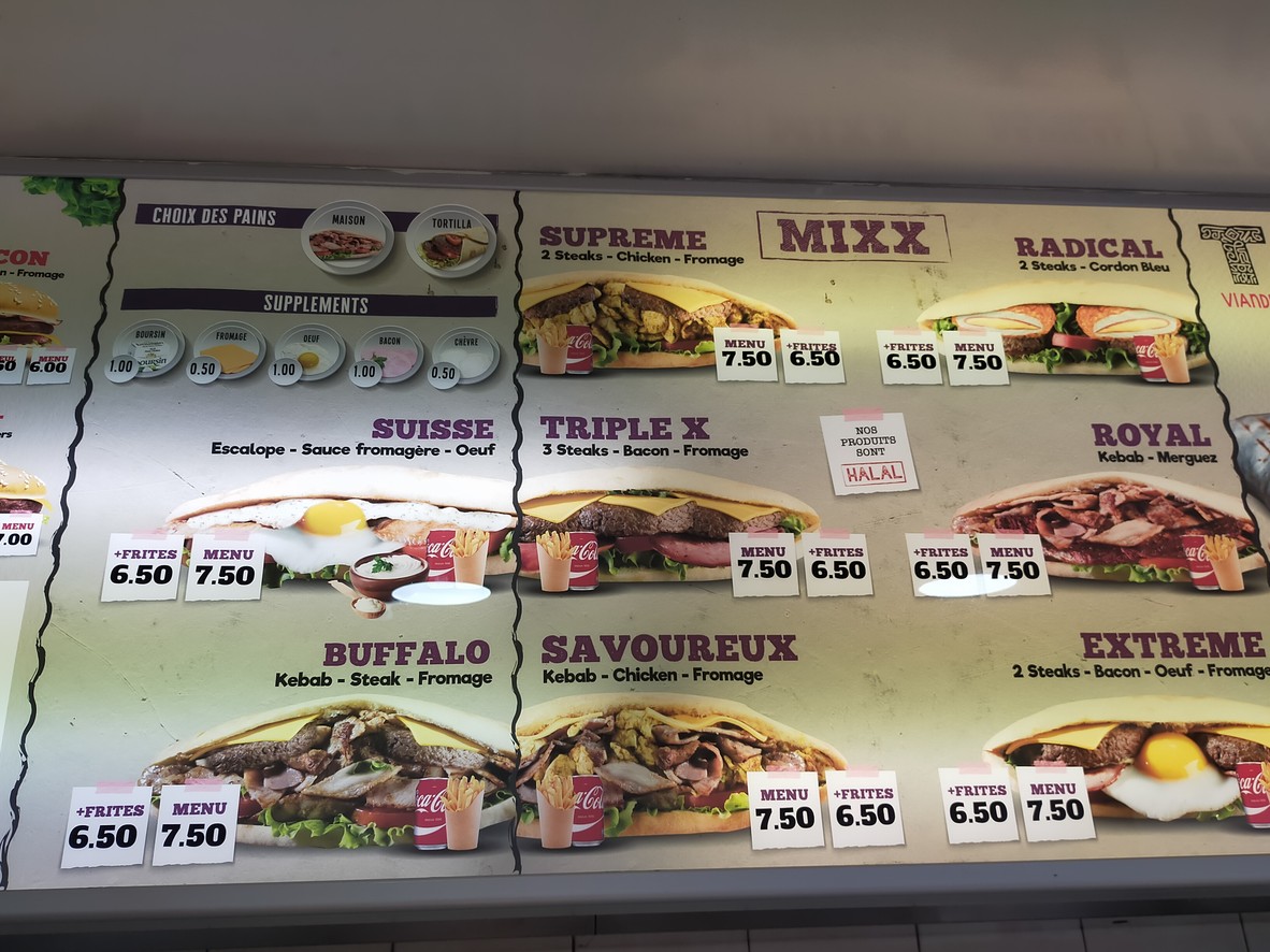 Resto Les 126 menu 3