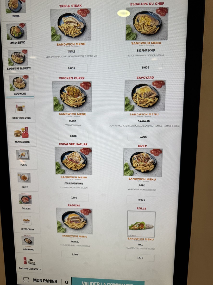 Le Why Not menu 3