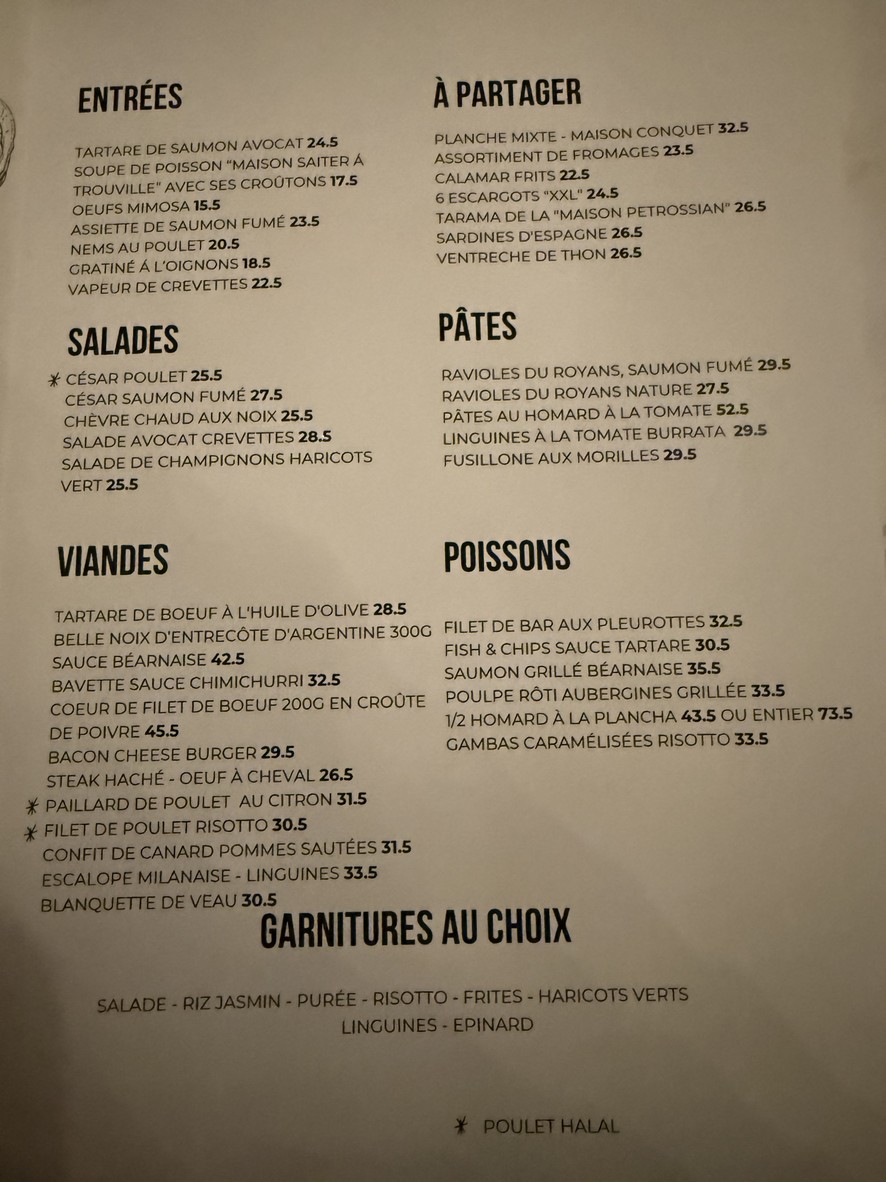 Café Le Brebant menu 2