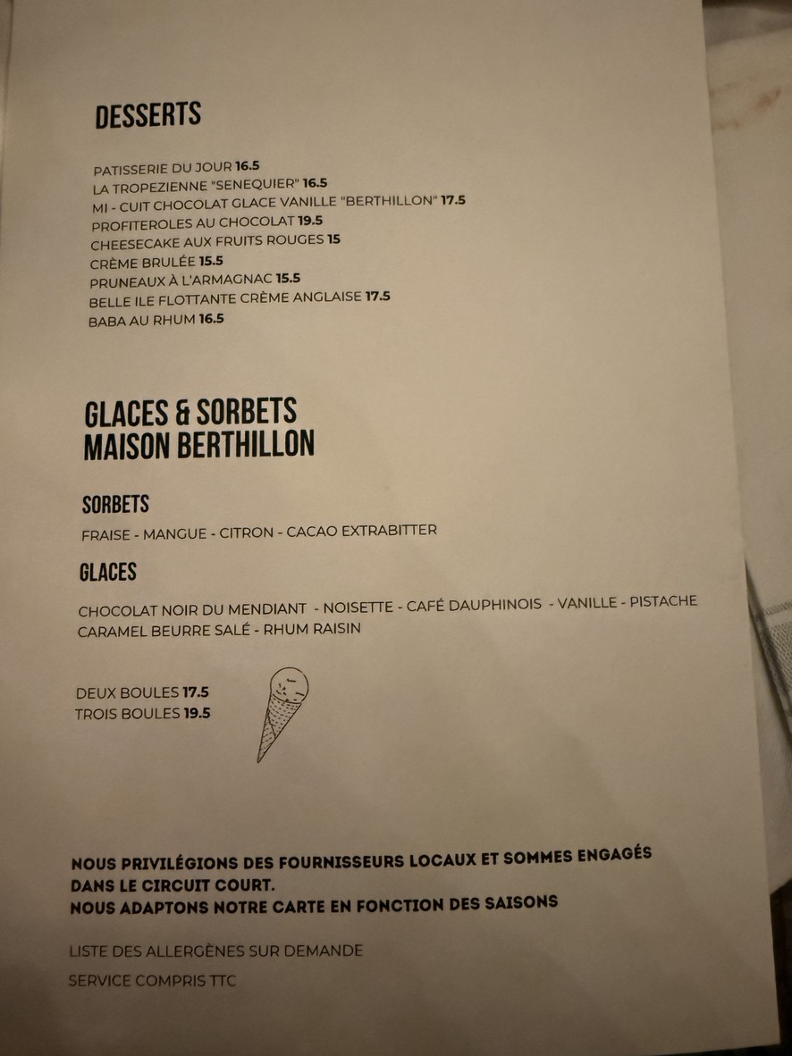 Café Le Brebant menu 3