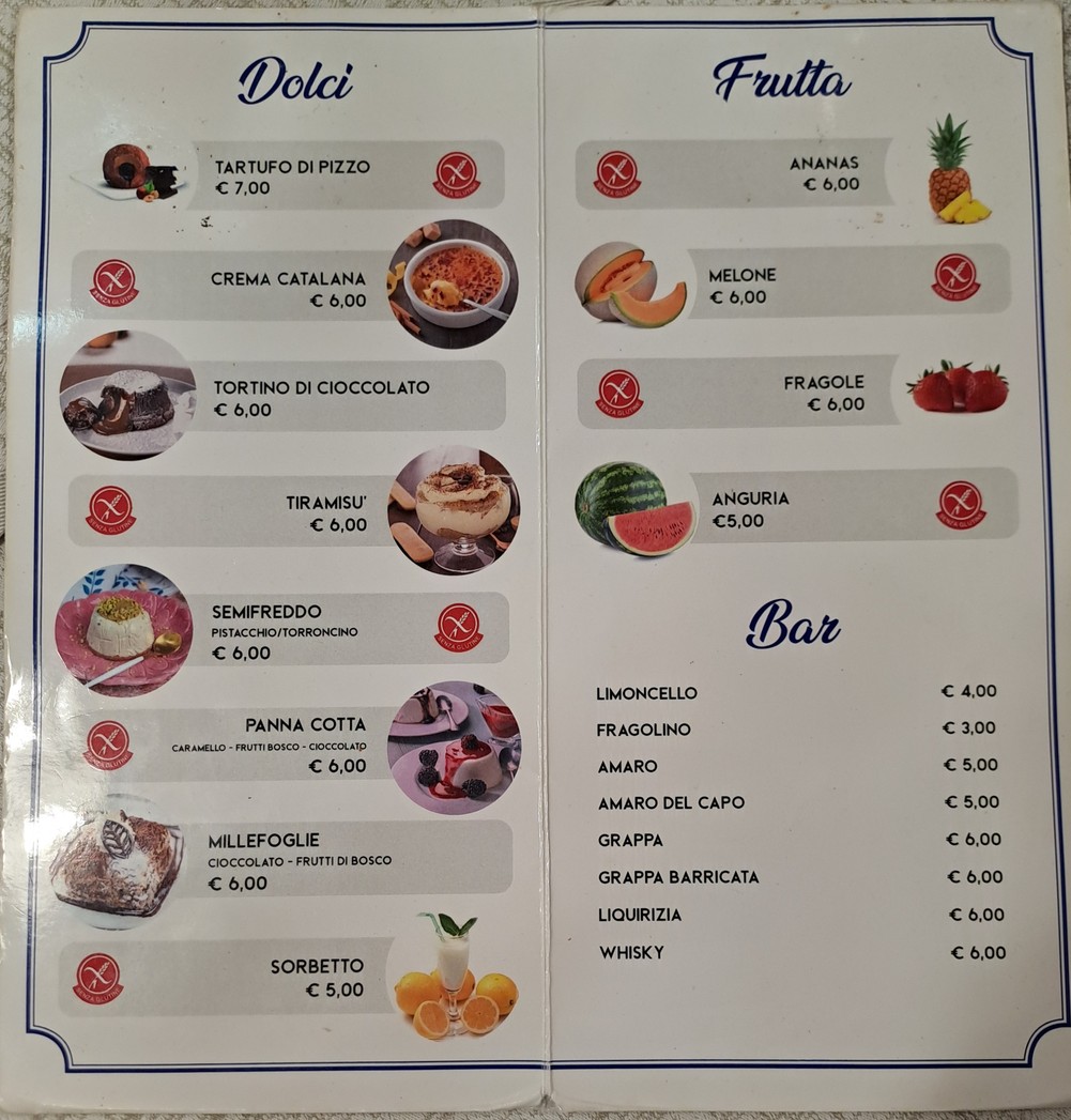 Ristorante La Nduja Due menu 2