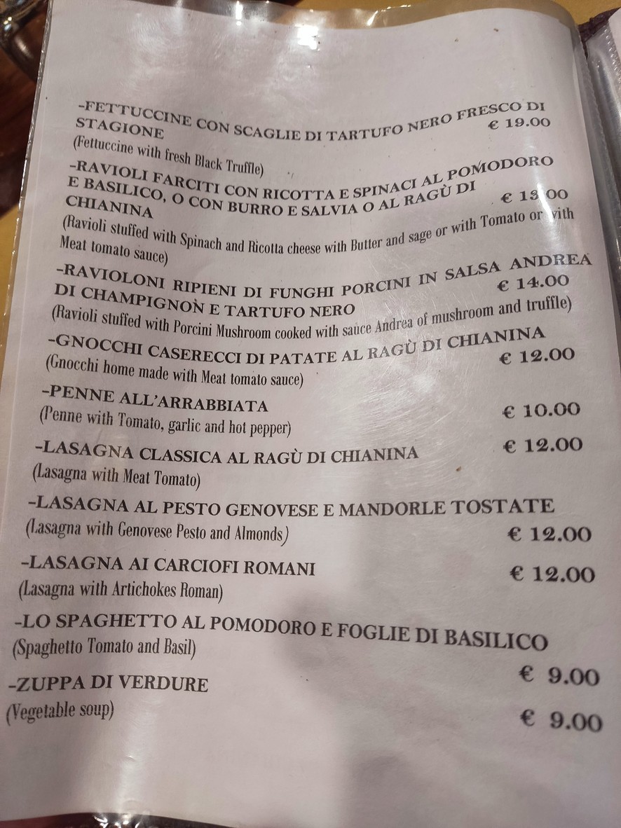 Ristorante Pizzería Andrea menu 2