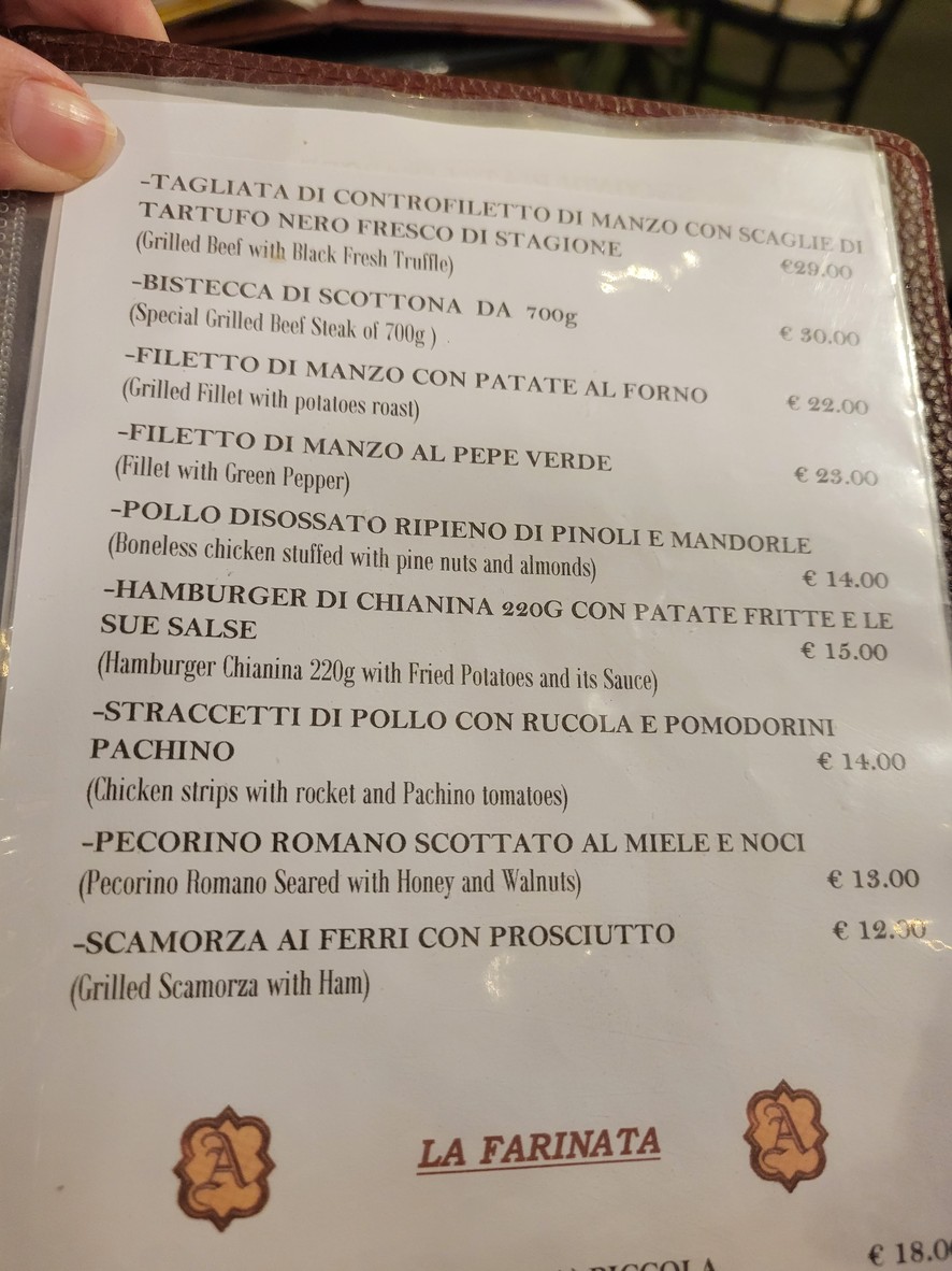 Ristorante Pizzería Andrea menu 4