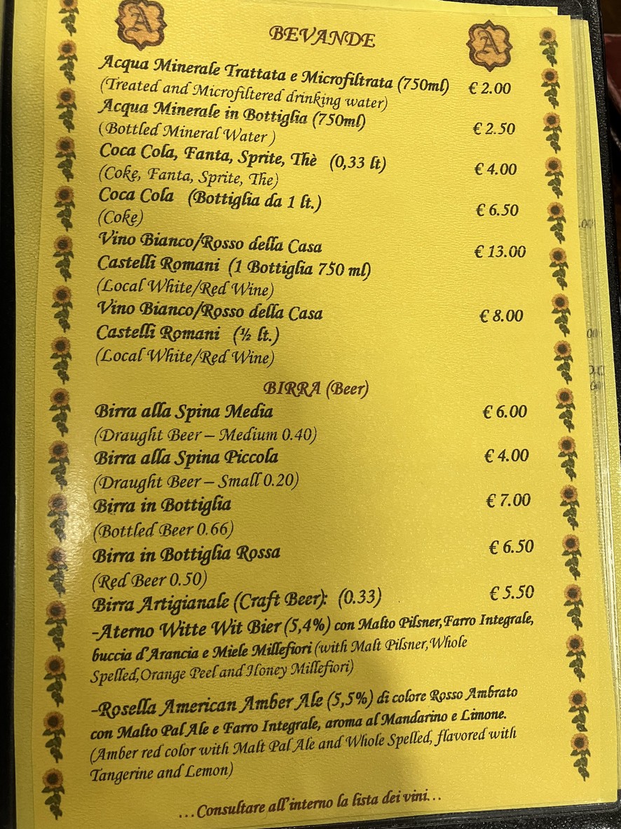Ristorante Pizzería Andrea menu 6