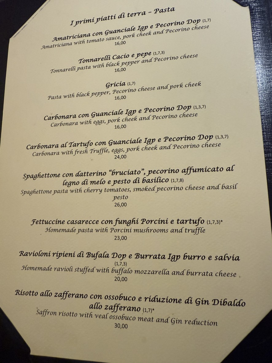 Ristorante Trattoria Antonio al Pantheon menu 2