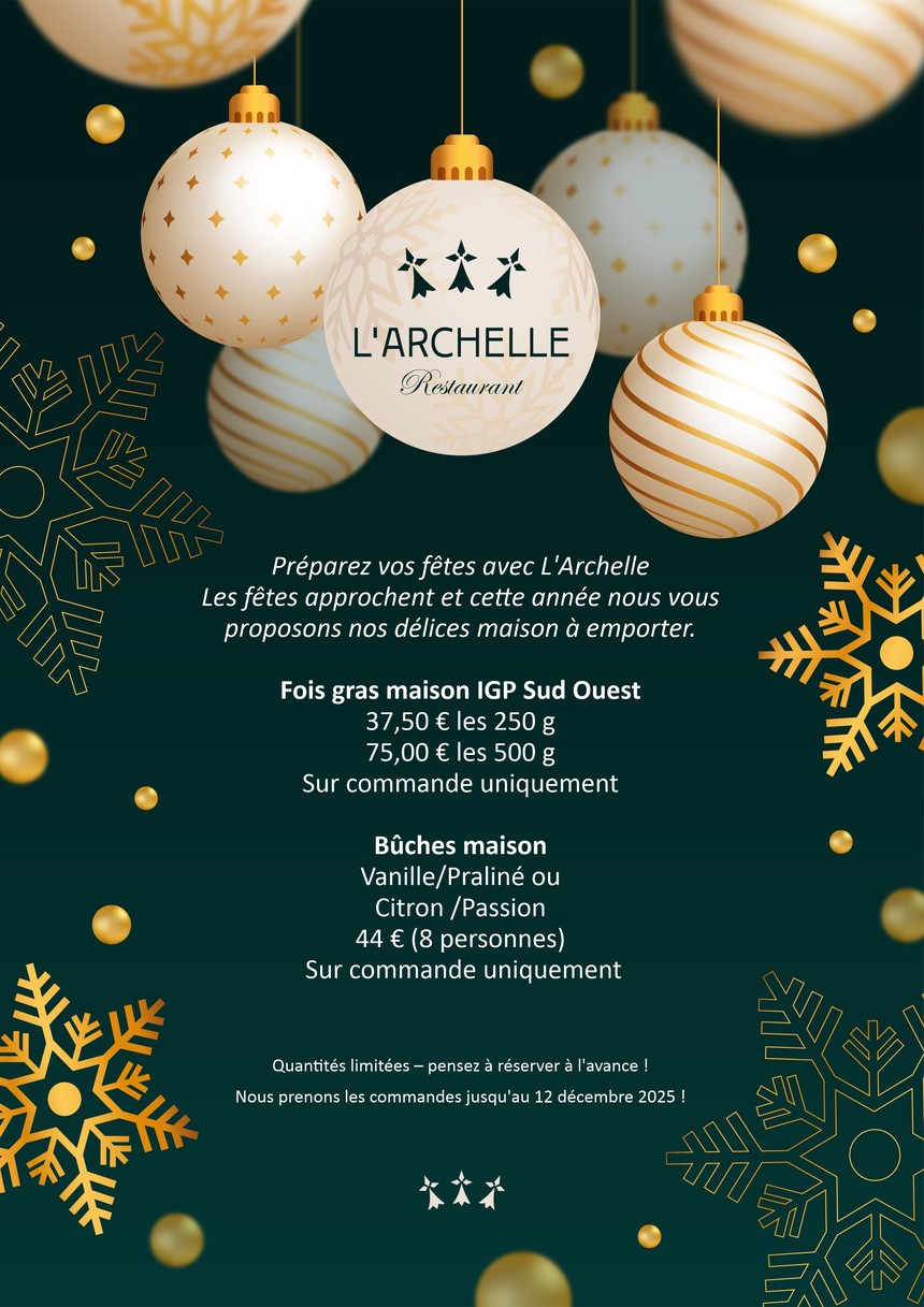 L'Archelle menu 1