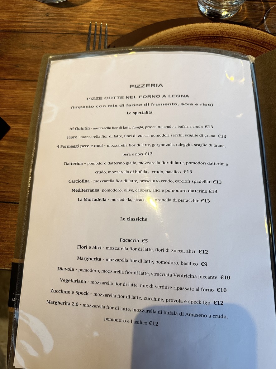 Terzo Gusto menu 4