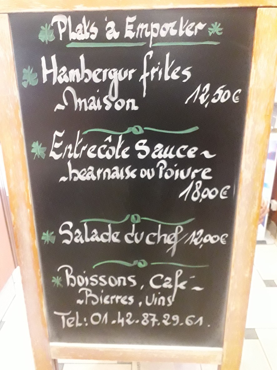 La Baraka menu 2
