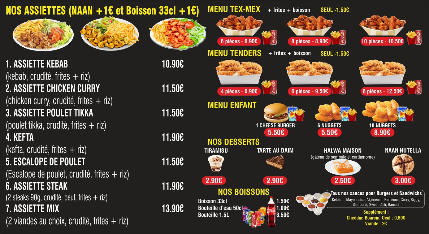 CHEZ NAAN KEBAB menu 4