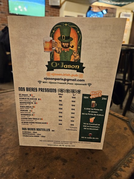 O'Jason Irish Pub | DJ & Sports Bar