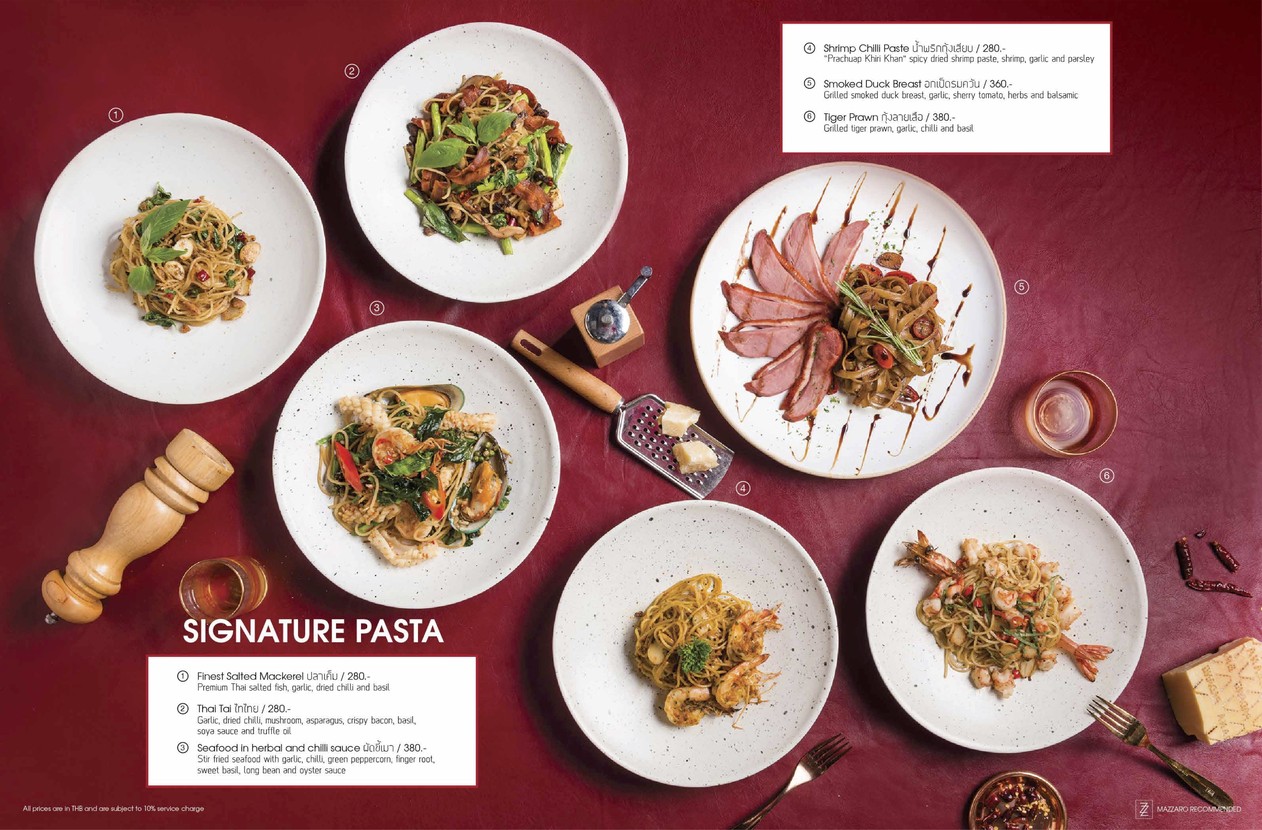 Mazzaro Boutique and Restaurant menu 3