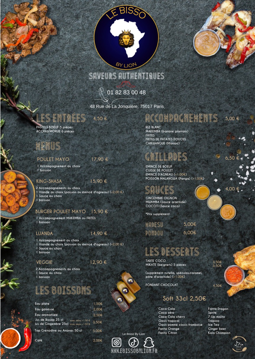 Le Bisso By Lion menu 1