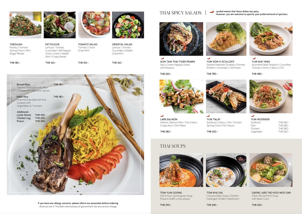 Florae Restaurant menu 4