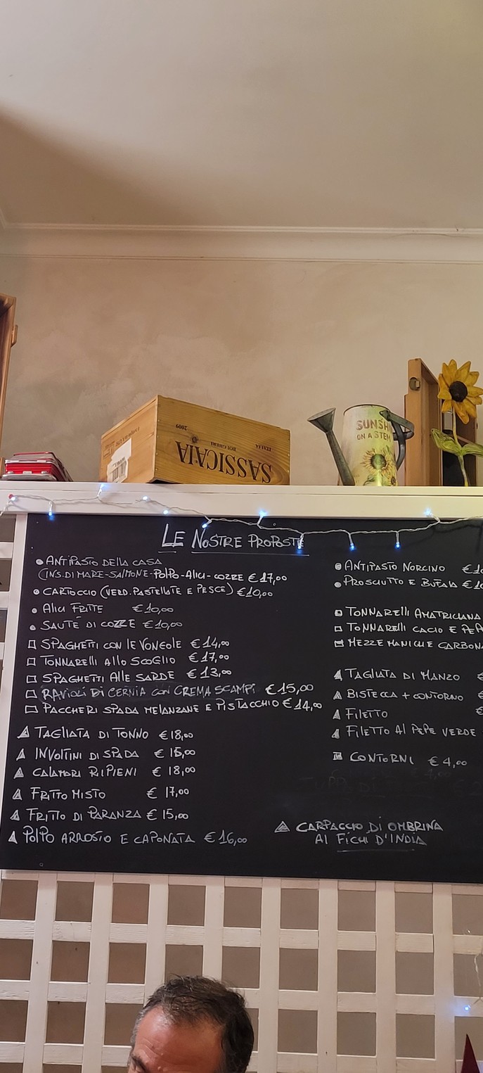 Ristorante Pizzeria Girasole nel Quartiere EUR Dalmata menu 1