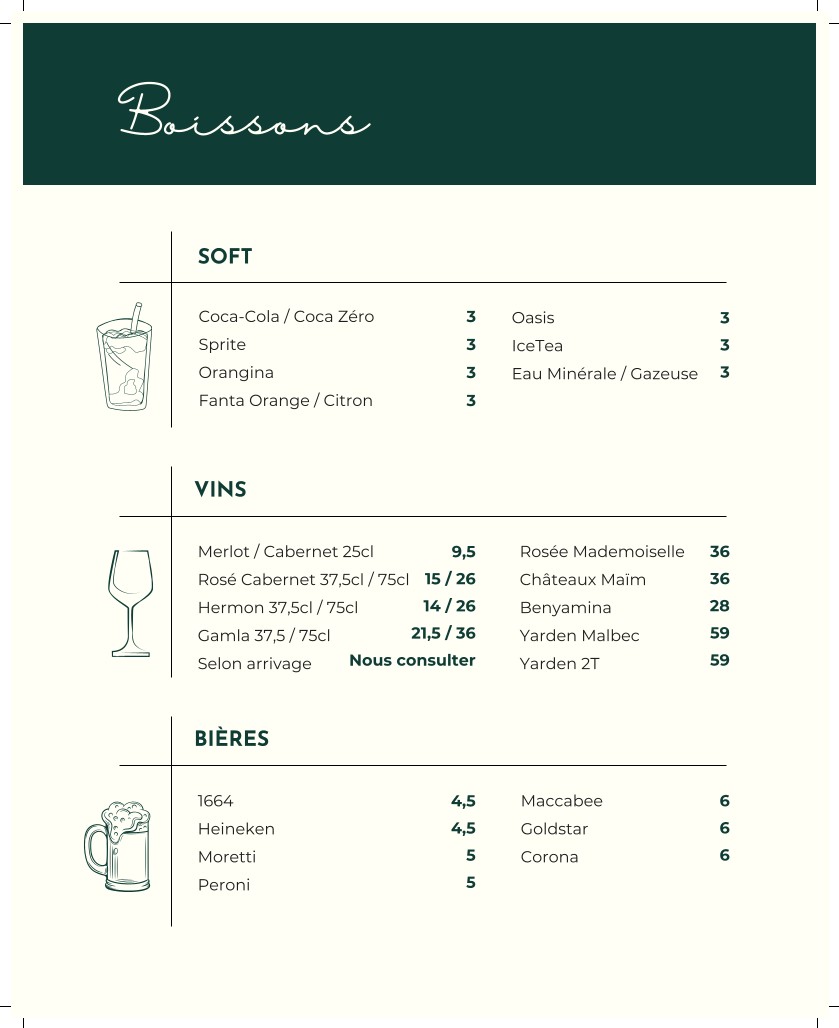 HBK House Burger menu 8