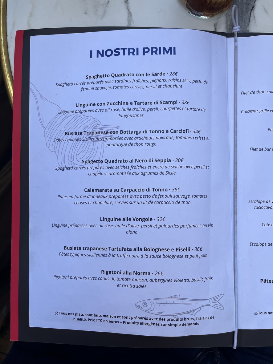 Non Solo Cucina menu 2