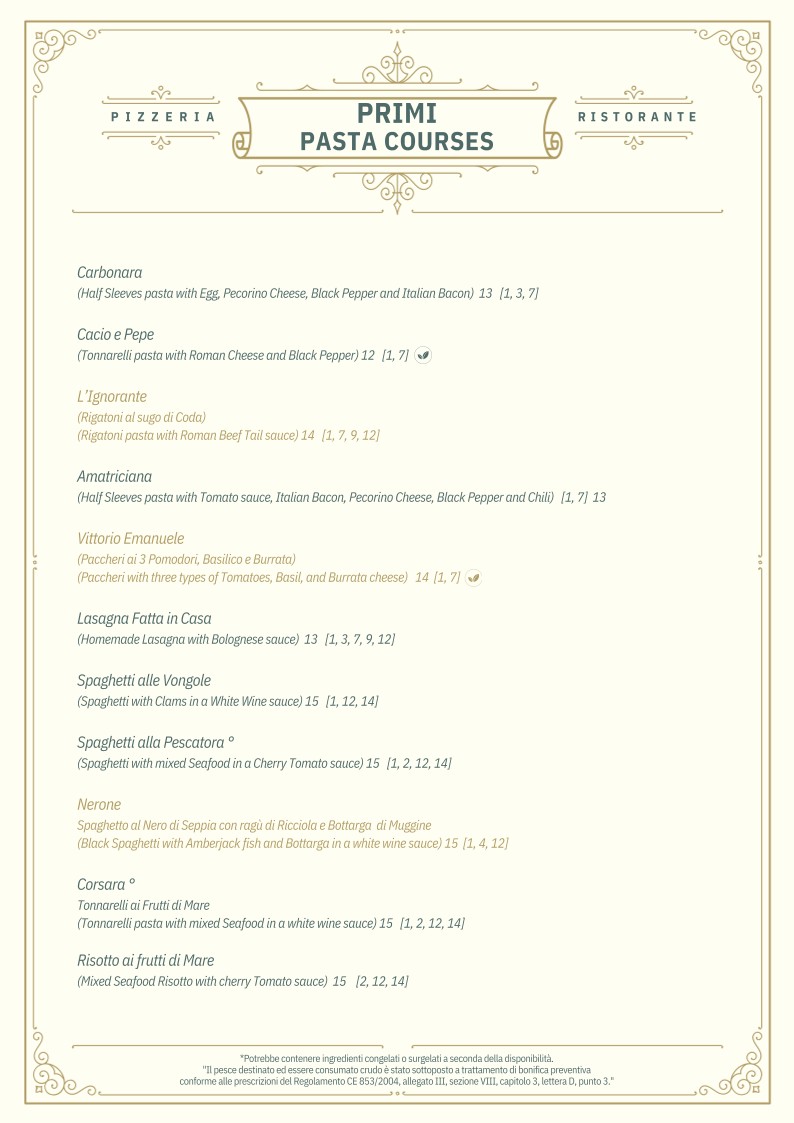 Ristorante Le Caveau menu 2