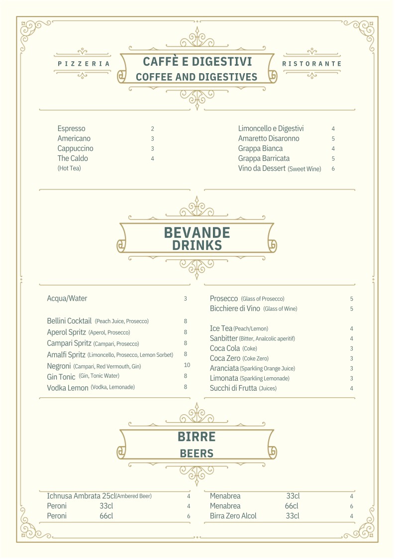Ristorante Le Caveau menu 7