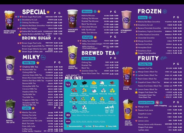 Chatime bubble tea