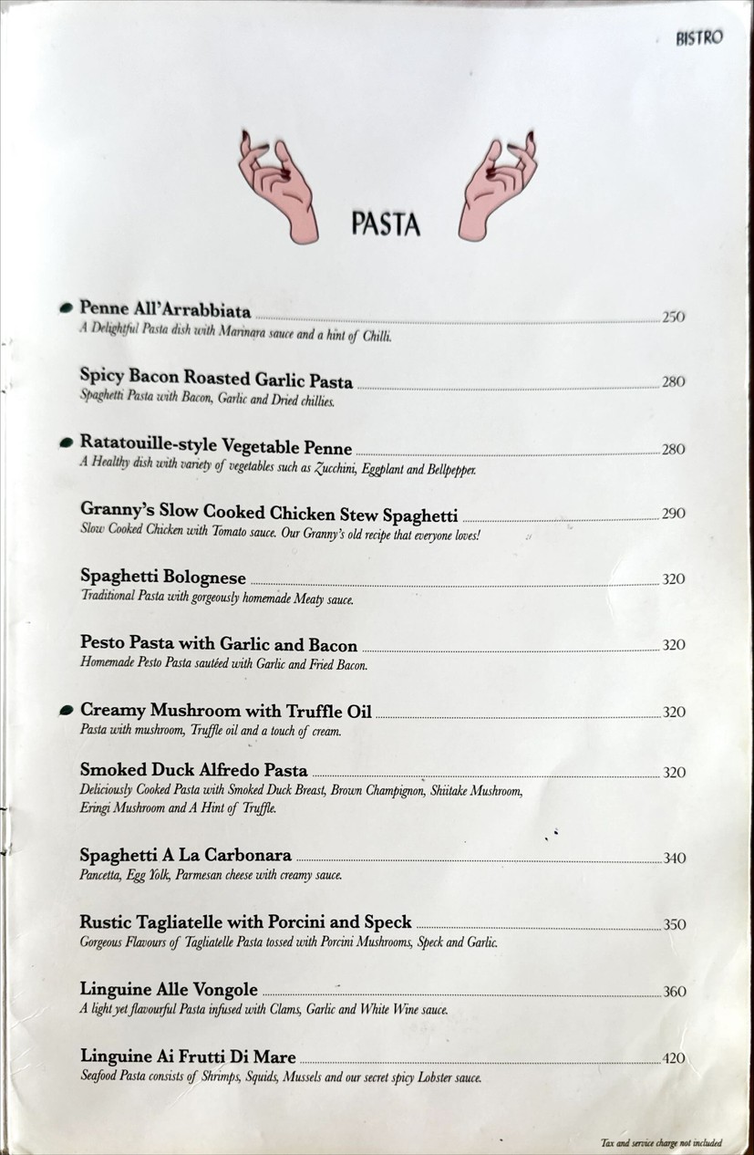 Featherstone menu 3