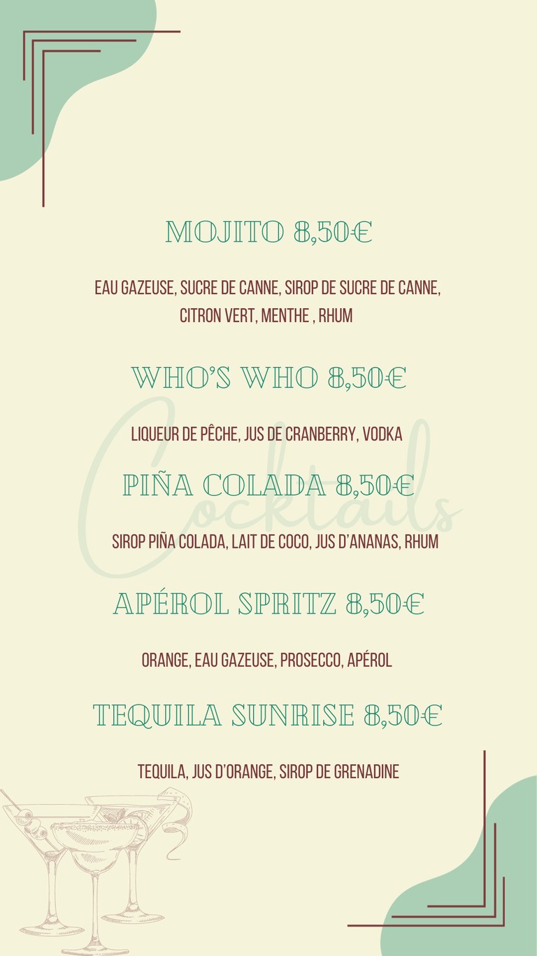 L'Antenne menu 3