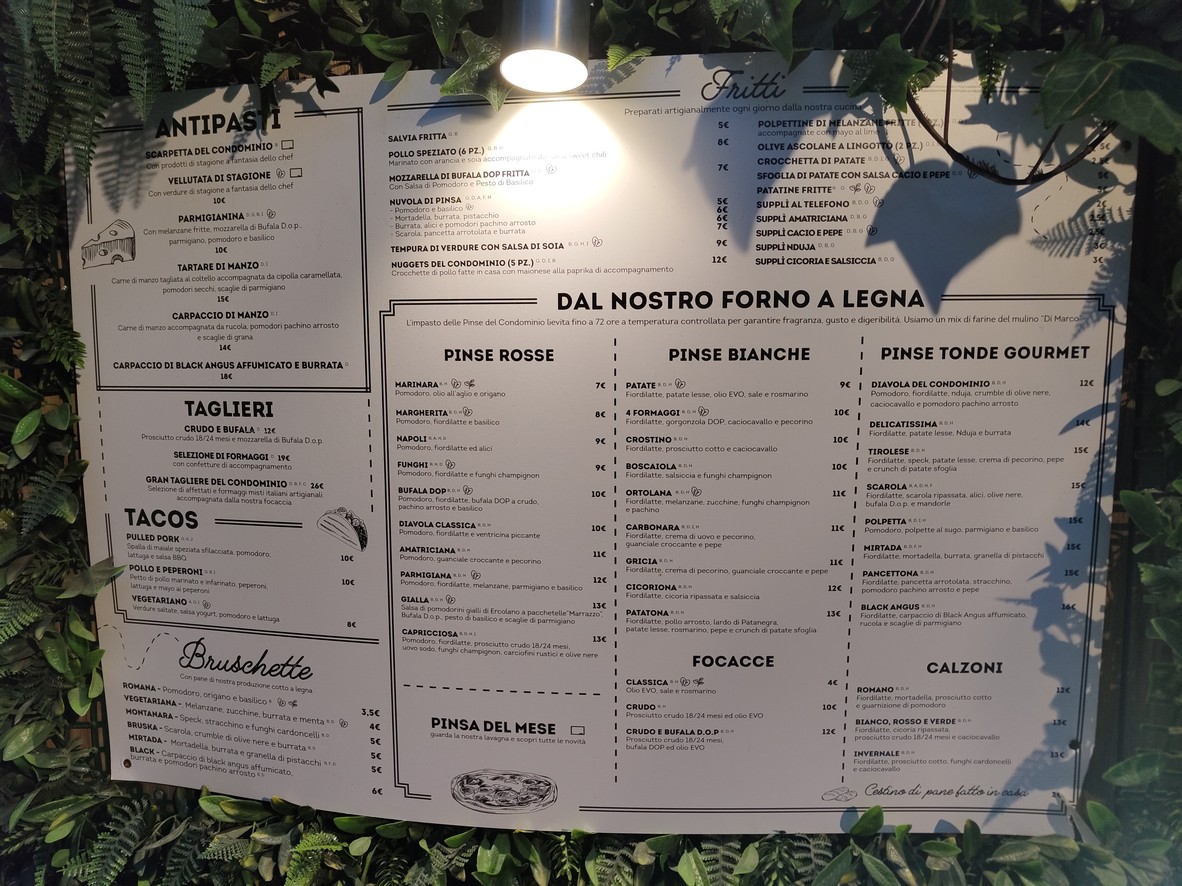 Condominio Marconi menu 1