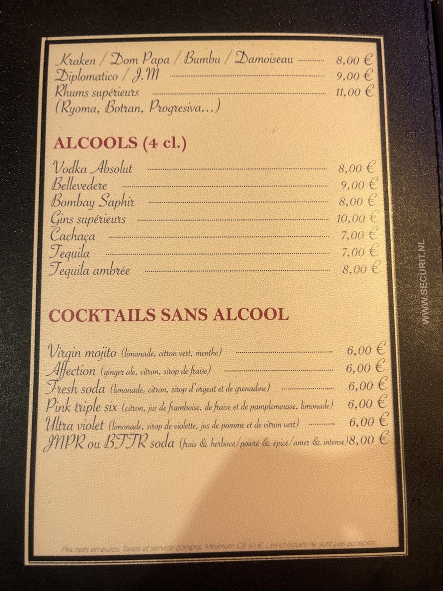 Bistrot Chez Pierrot - Live Musique & Bonne Humeur menu 2