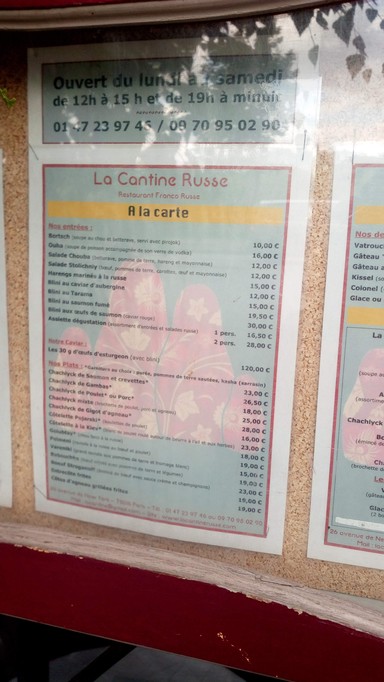 La Cantine Russe