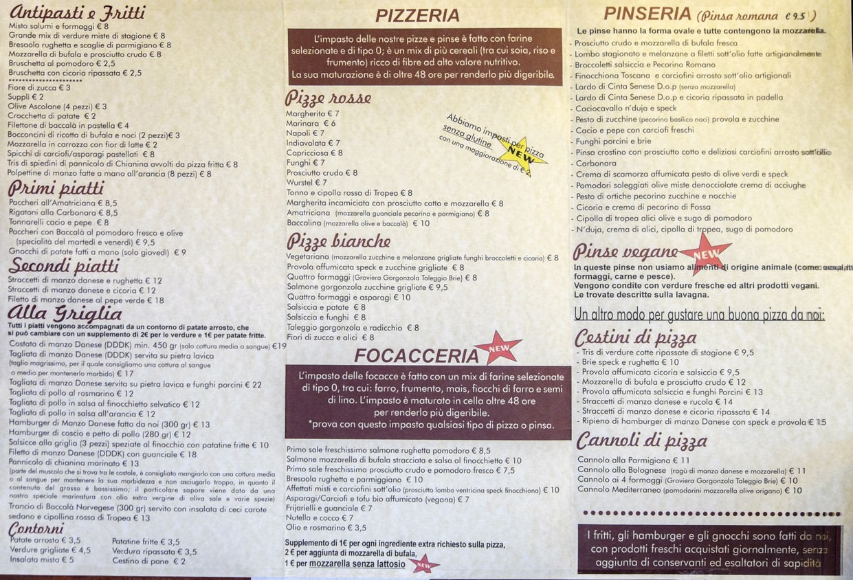 ArVolo Ristorante Pizzeria menu 1