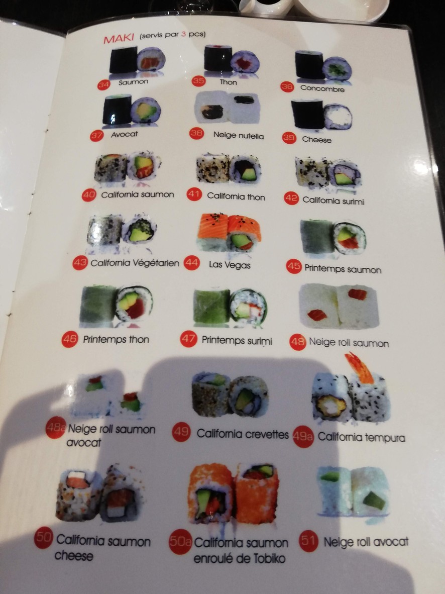 Sushi Sun menu 2