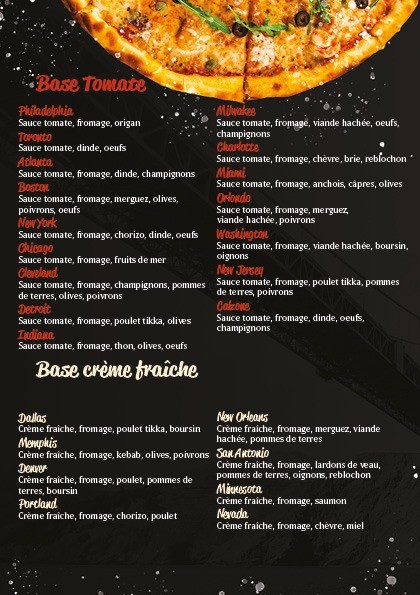 Fun Pizza menu 2