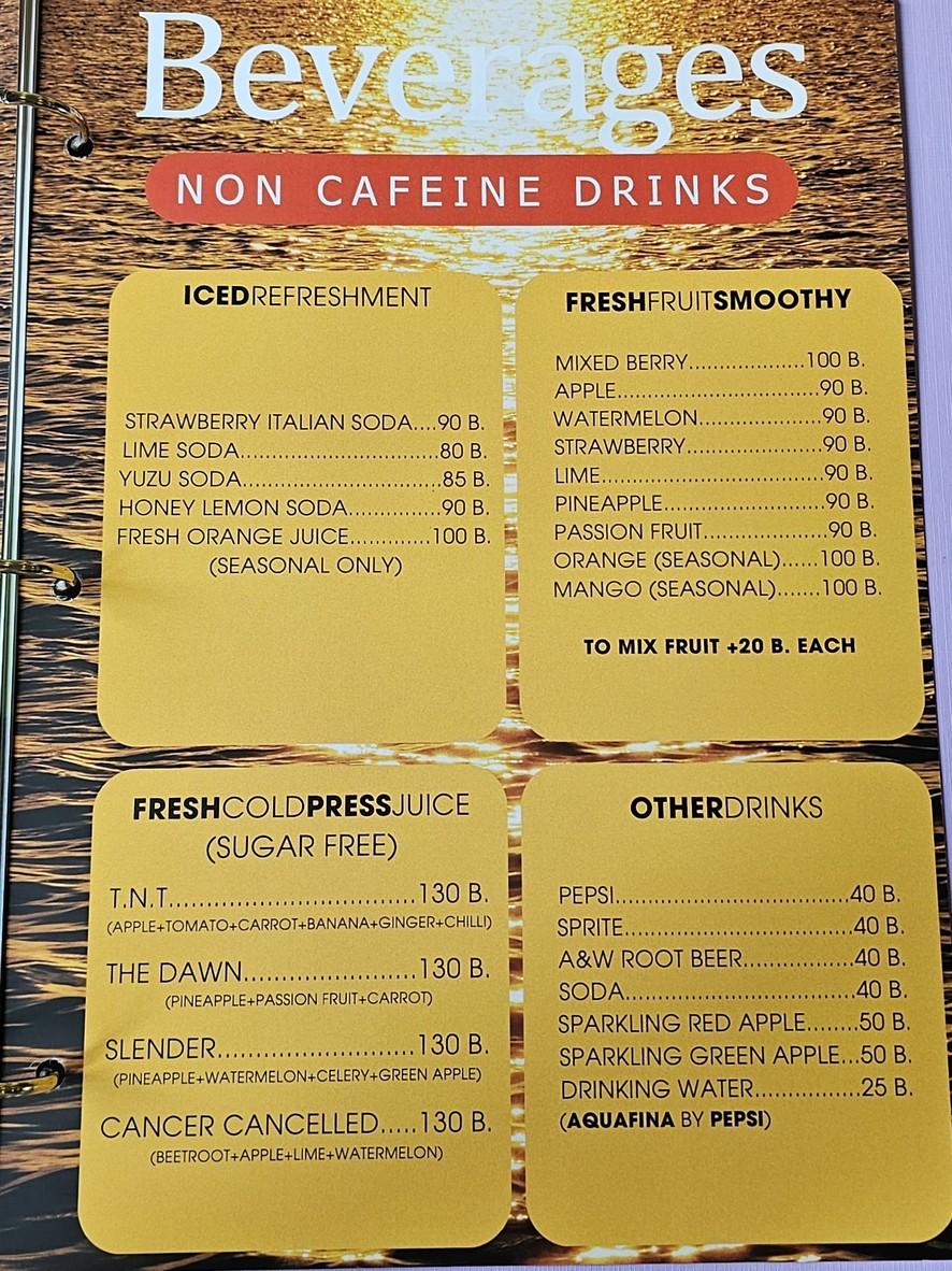 PRINCESS CAFE SUKHUMVIT81 menu 3