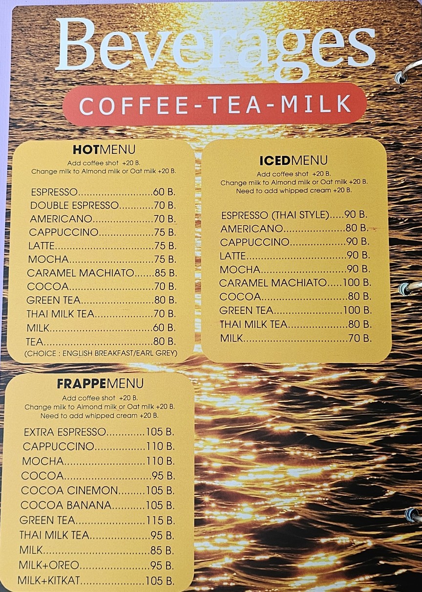 PRINCESS CAFE SUKHUMVIT81 menu 4