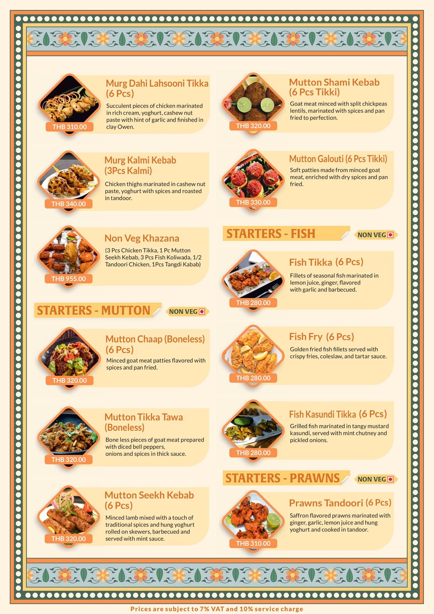 Indiagate Restaurant Sukhumvit Soi 47 menu 3