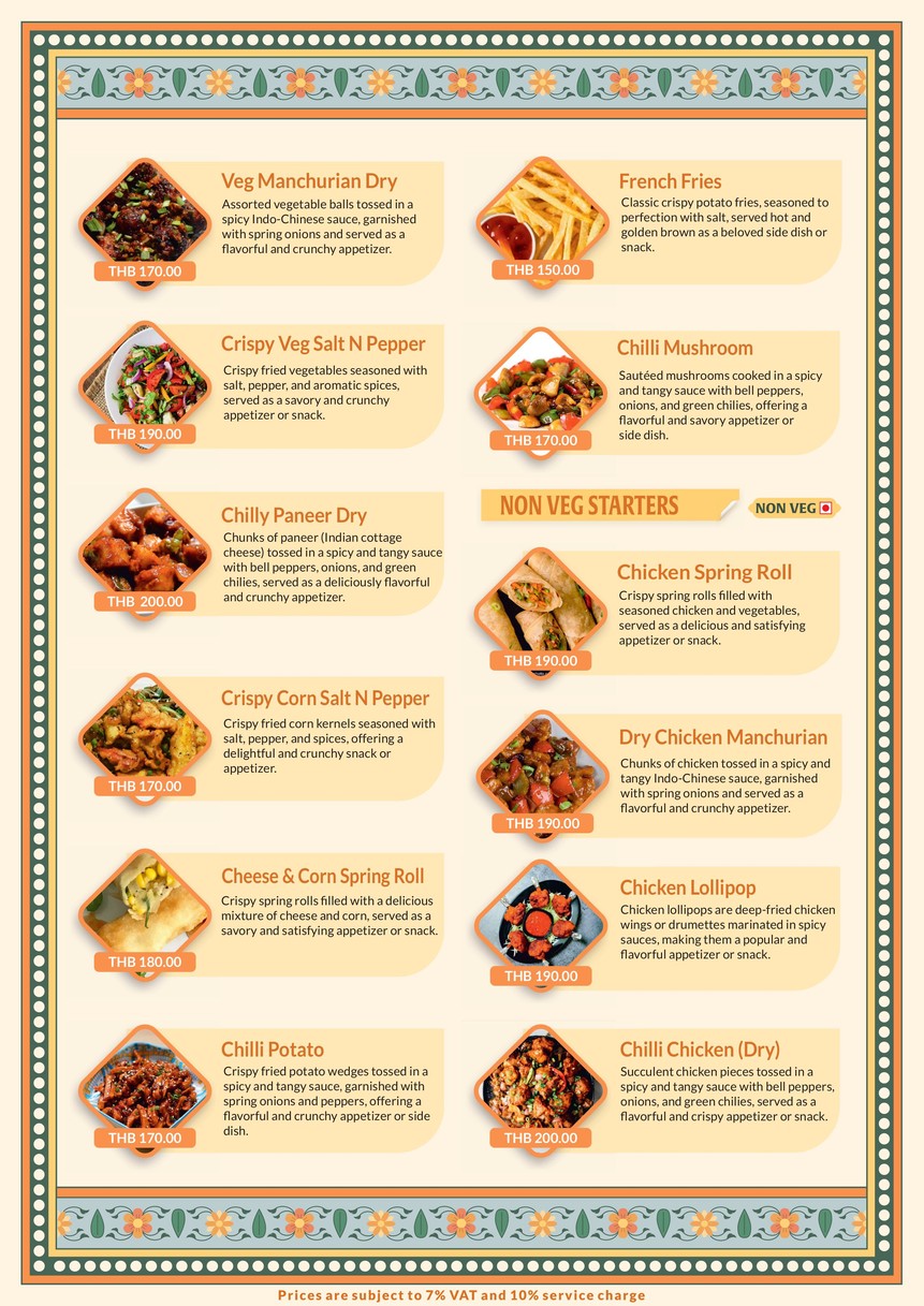 Indiagate Restaurant Sukhumvit Soi 47 menu 4