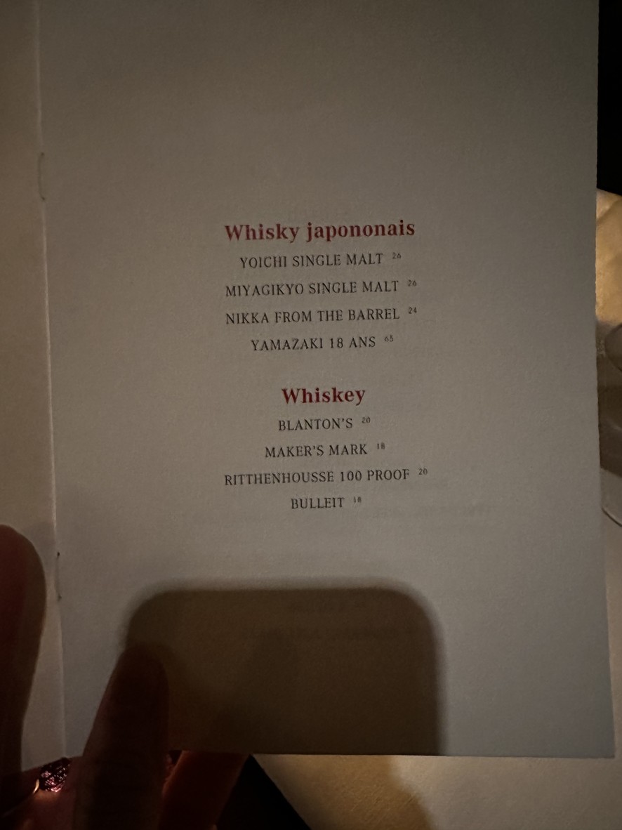 La Société menu 3