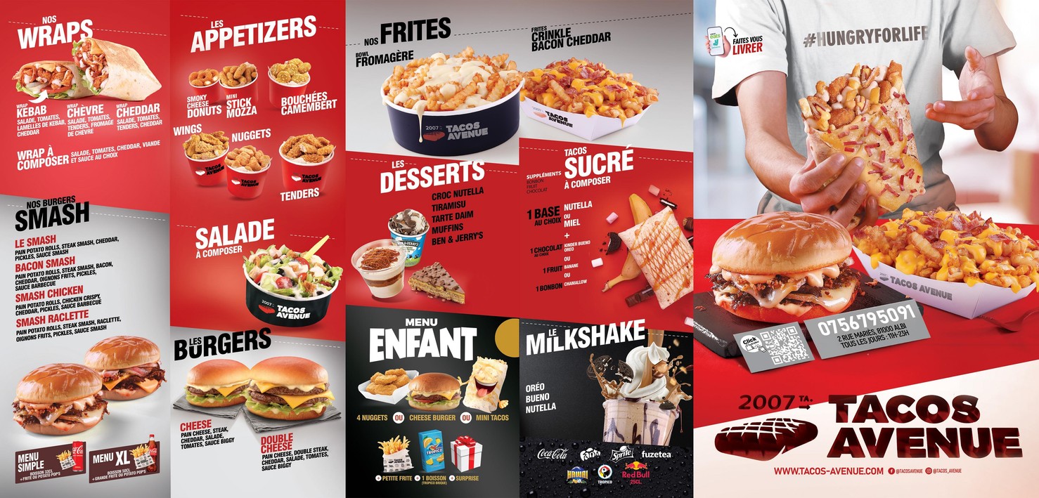 Tacos Avenue menu 1