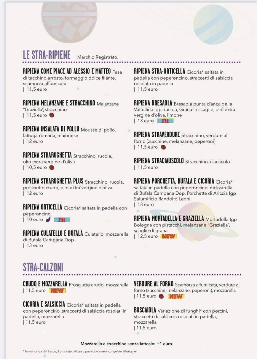 Straforno menu 6