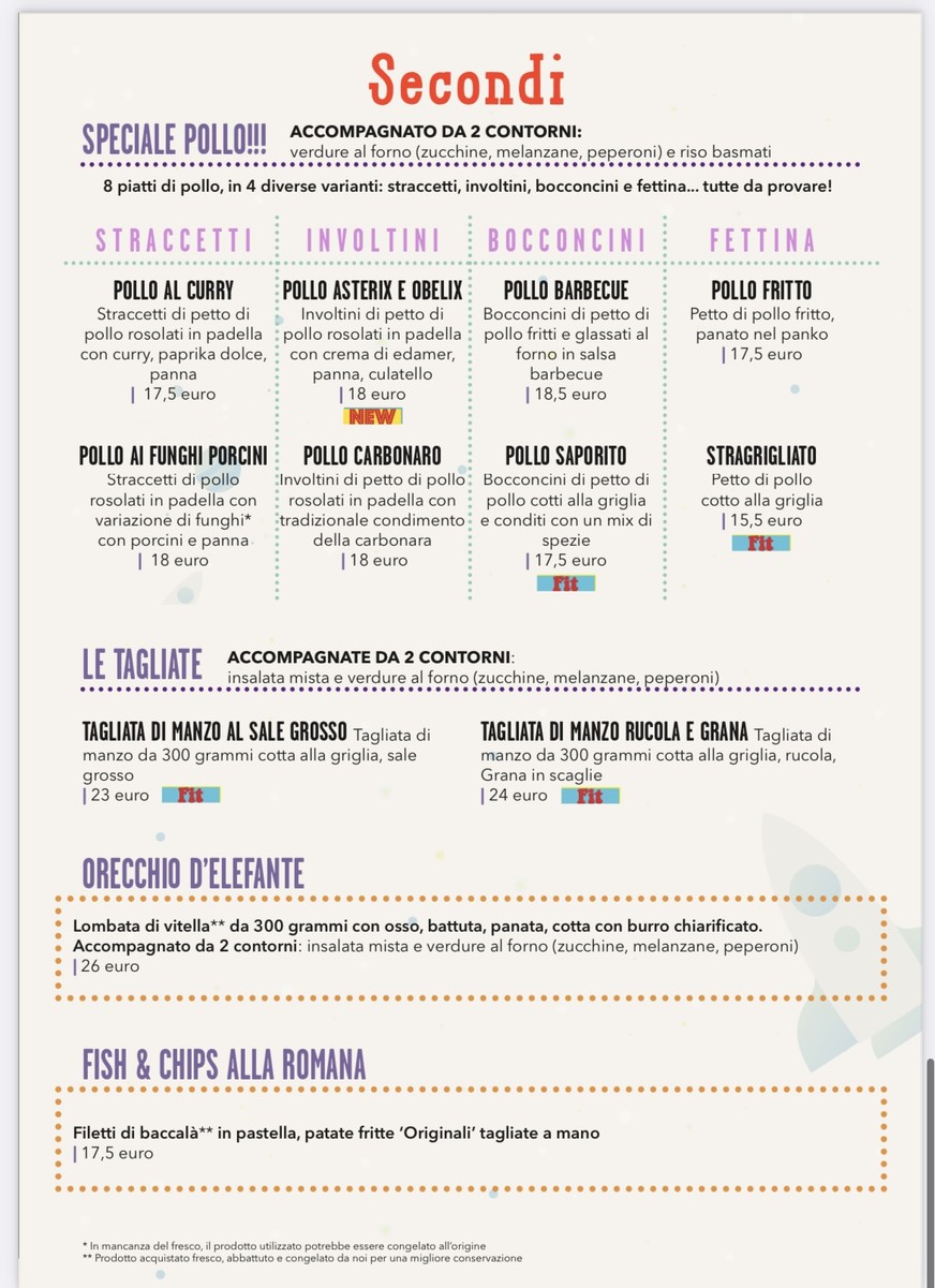 Straforno menu 8