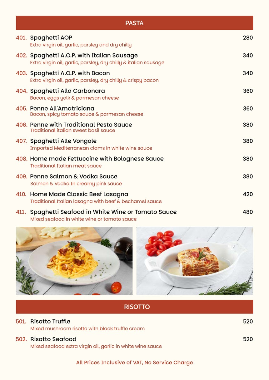 Via Vai "il Cortile" menu 2