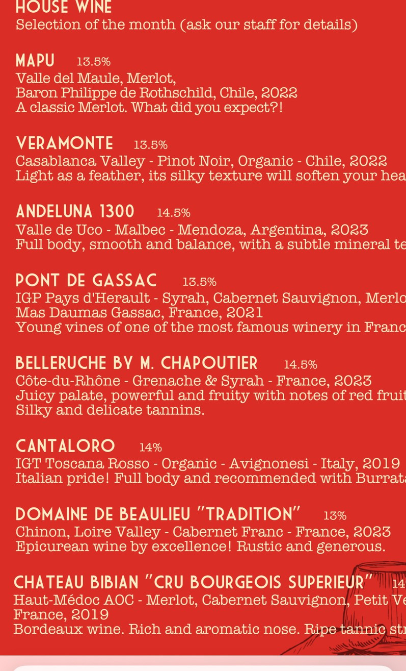 Le Café des Stagiaires - Bangkok menu 3