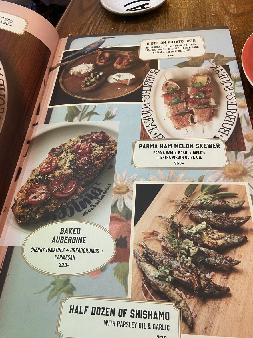 a foks prinsses kitchin menu 1